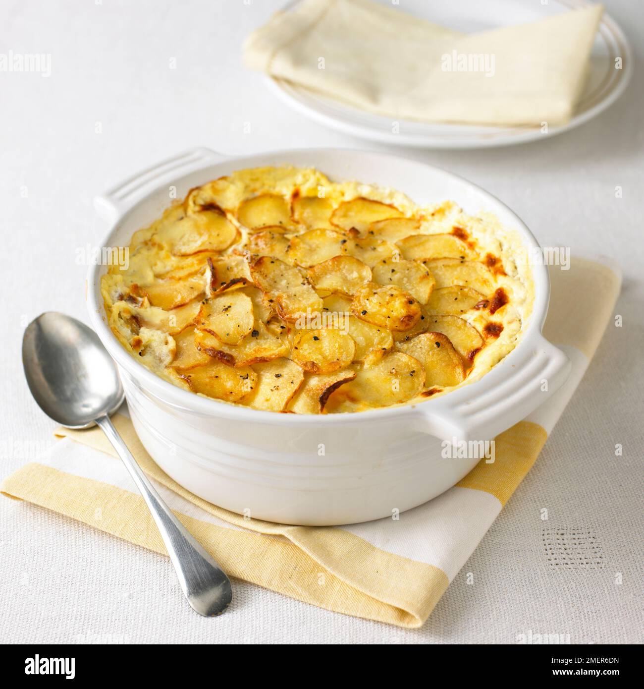 Potato dauphinoise or gratin Stock Photo Alamy