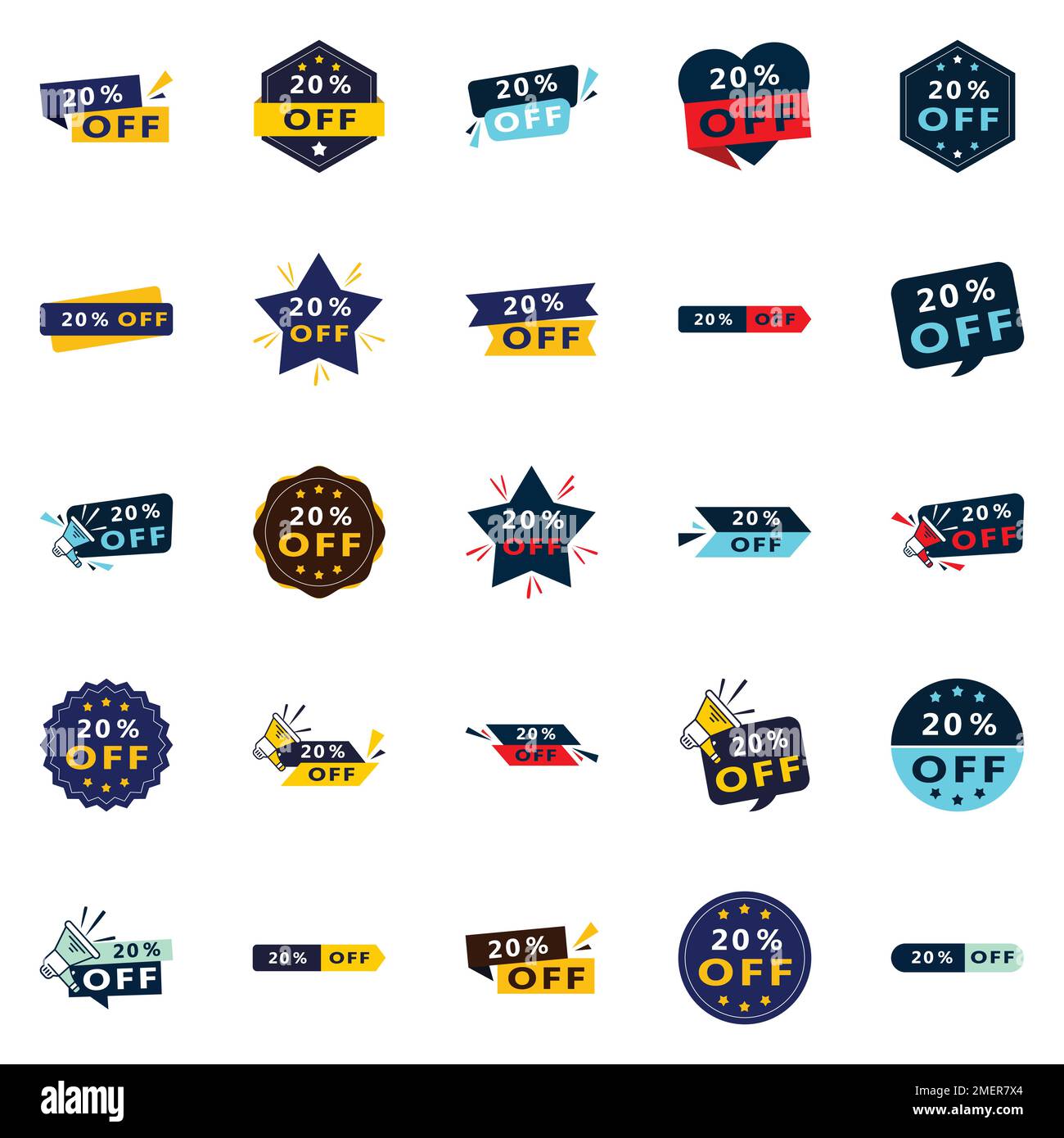25 Professional 20 Off Sale Banners to Take Your Business to the Next Level Stock Vector Image
