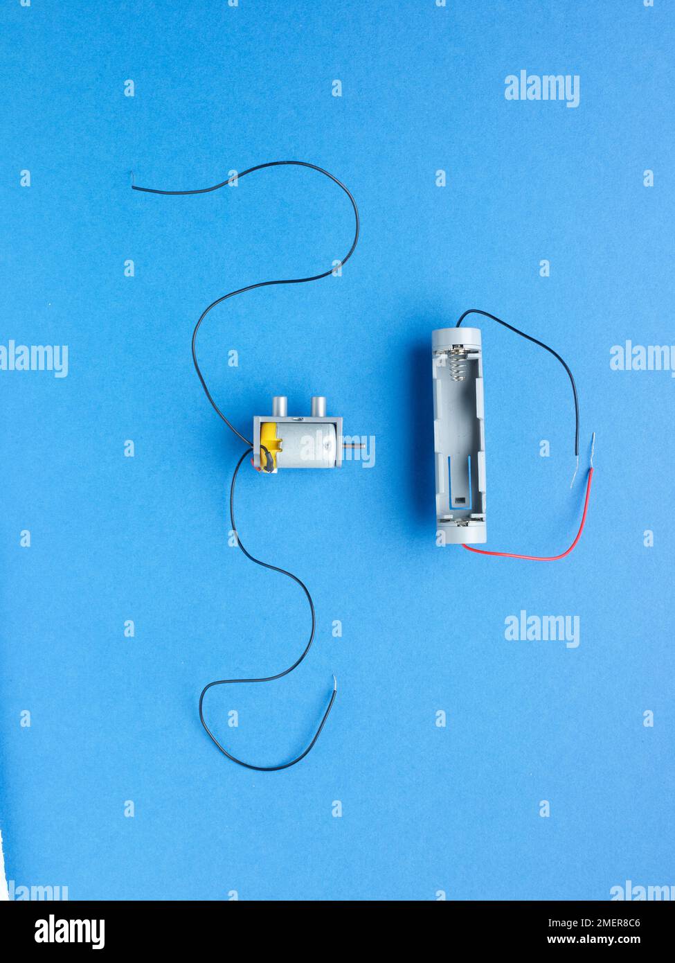 Parts for battery powered robot Stock Photo Alamy