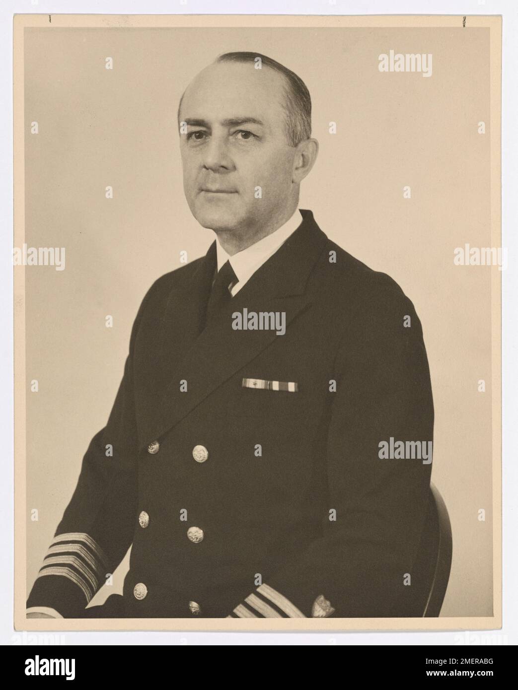 Captain L.C. Covell, Assistant Commandant. Stock Photo