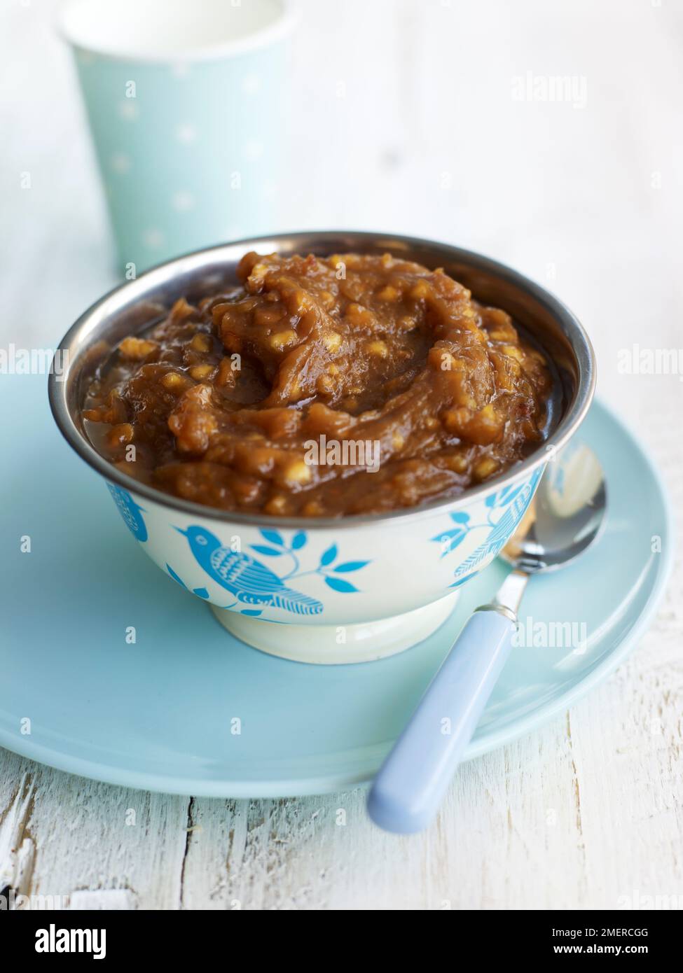 Satay sauce made with crunchy peanut butter Stock Photo Alamy