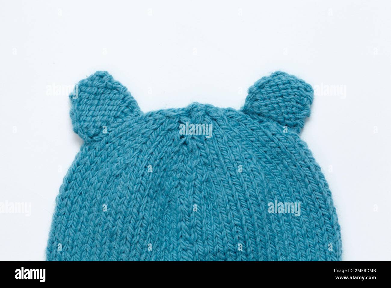 Knitted ear beanie hat Stock Photo Alamy