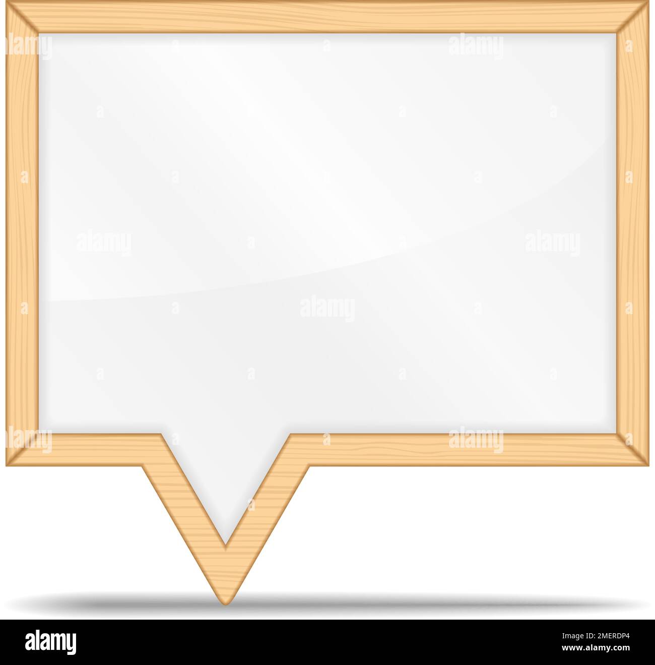 Marker frame banner template Stock Vector Images - Alamy