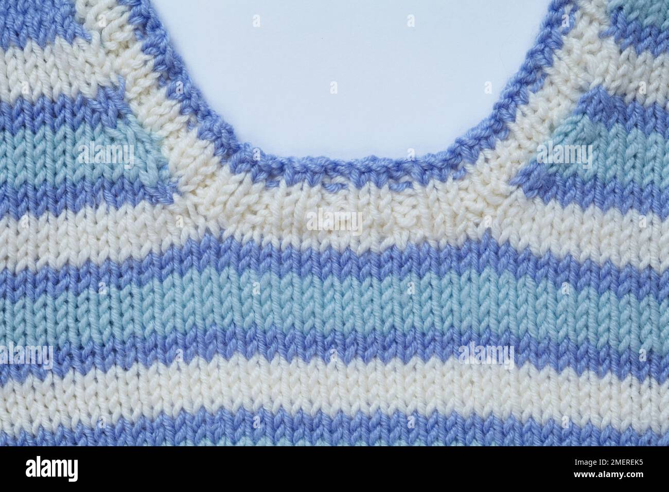 Cala Stripe Knit Top in Blue