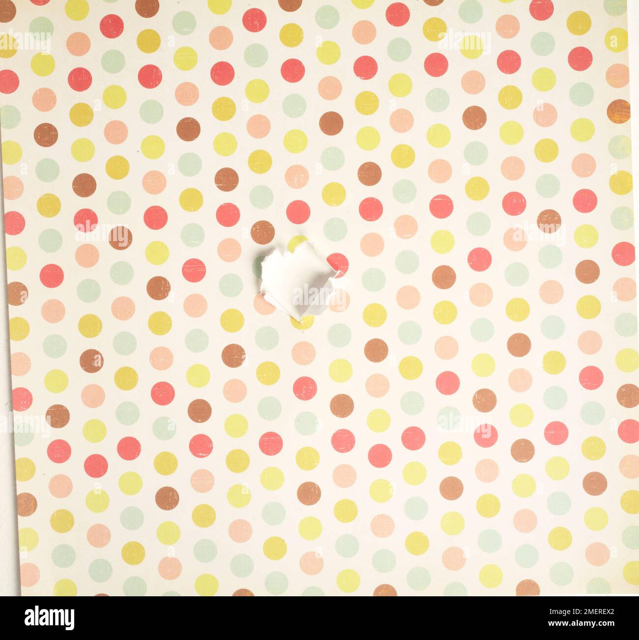 Scrapbook Paper - Pink Watercolor Polka Dots - Paper House