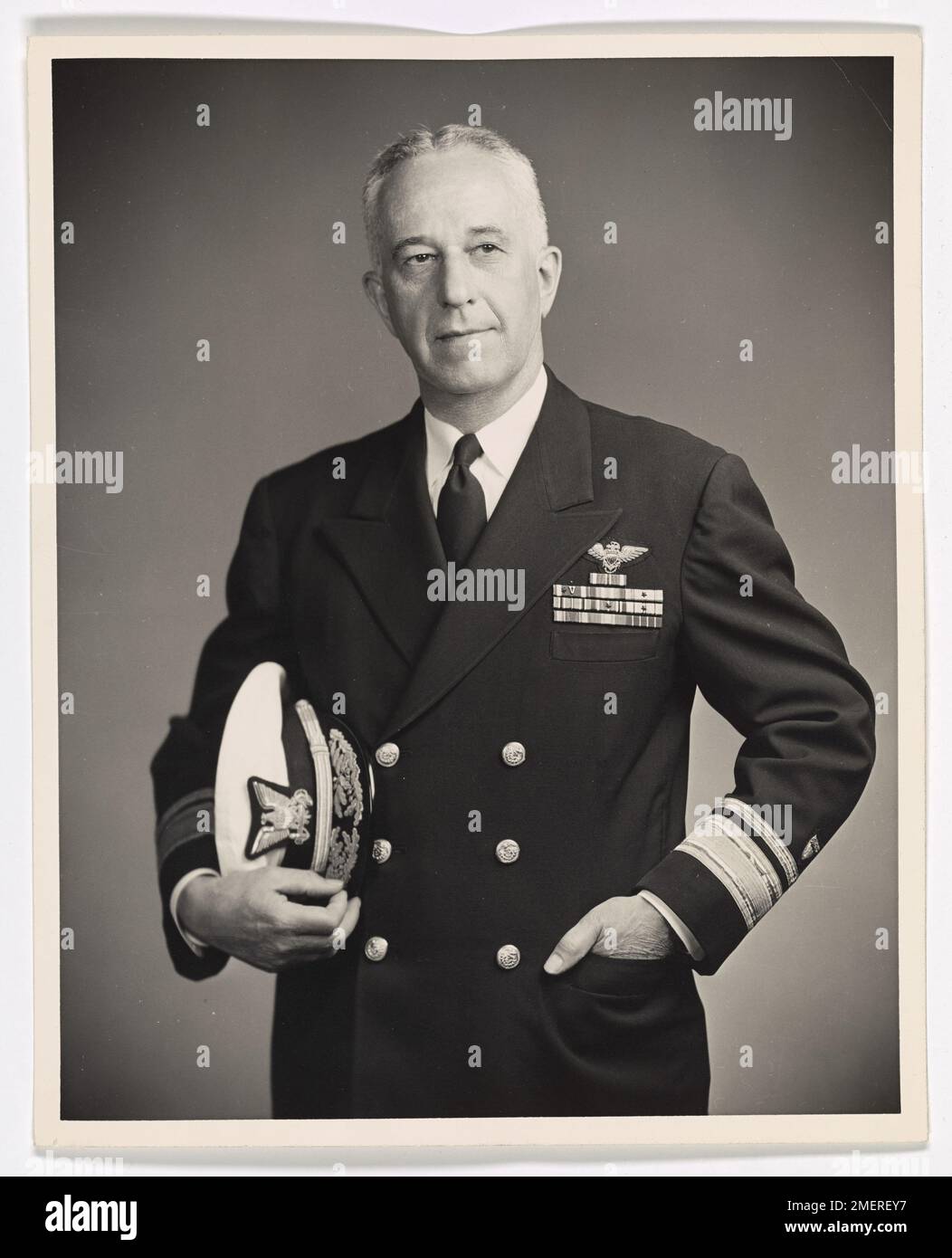 Rear Admiral Frank A. Leamy, USCG. Stock Photo