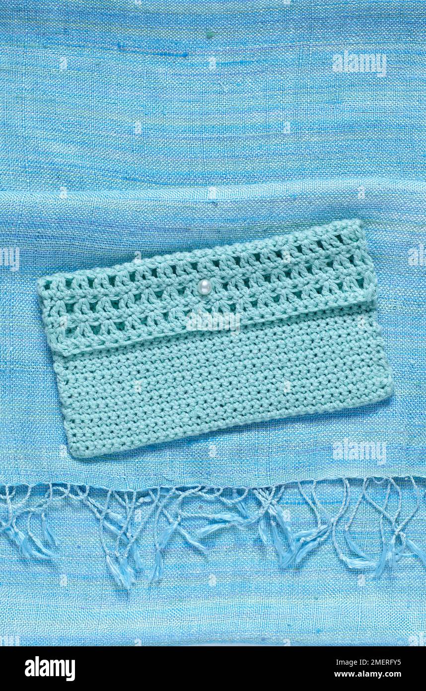 Handmade Crochet Clutch Bag main image 1
