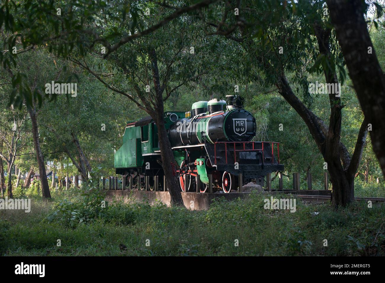 Myanmar, South east Myanmar, Mawlamyine,  Thanbyuzayat, start of Death Railway Stock Photo