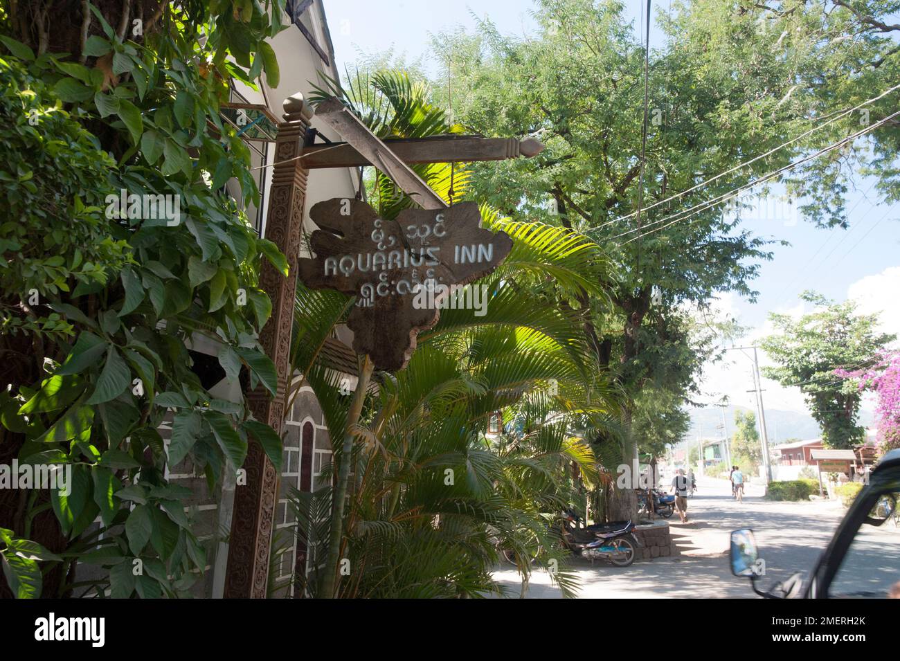 Myanmar, Eastern Burma, Inle Lake, Aquarius Inn Stock Photo - Alamy