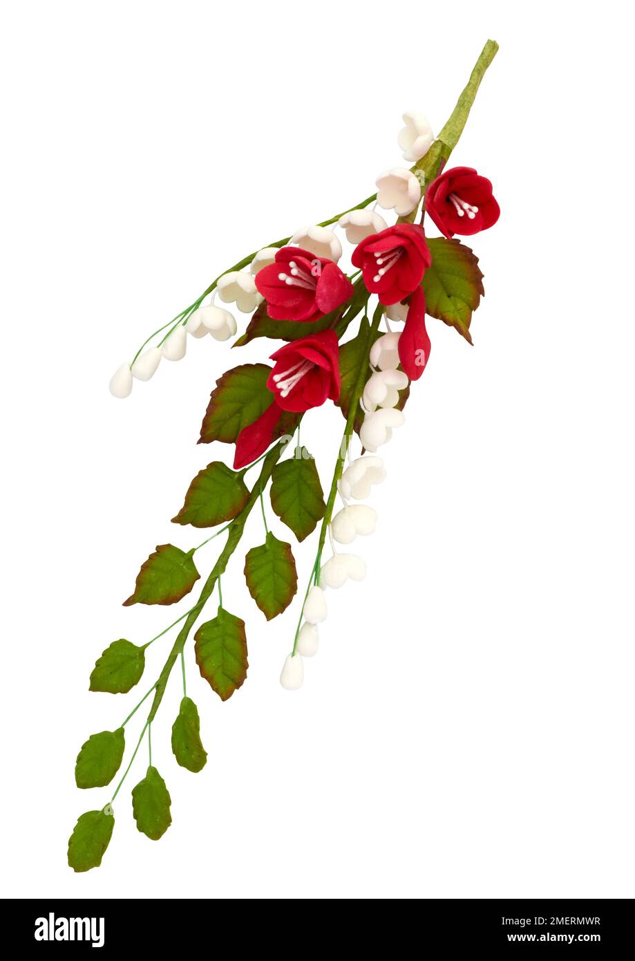 Sugar flowers, cake decorations Stock Photo Alamy