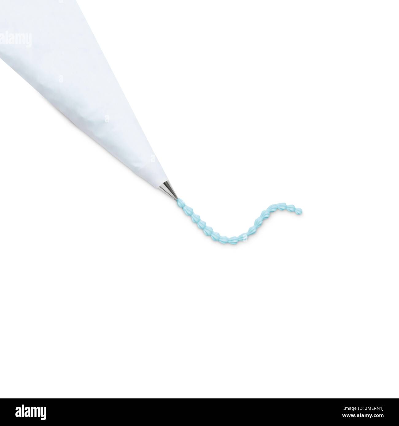 Piping linked balls of icing Stock Photo Alamy