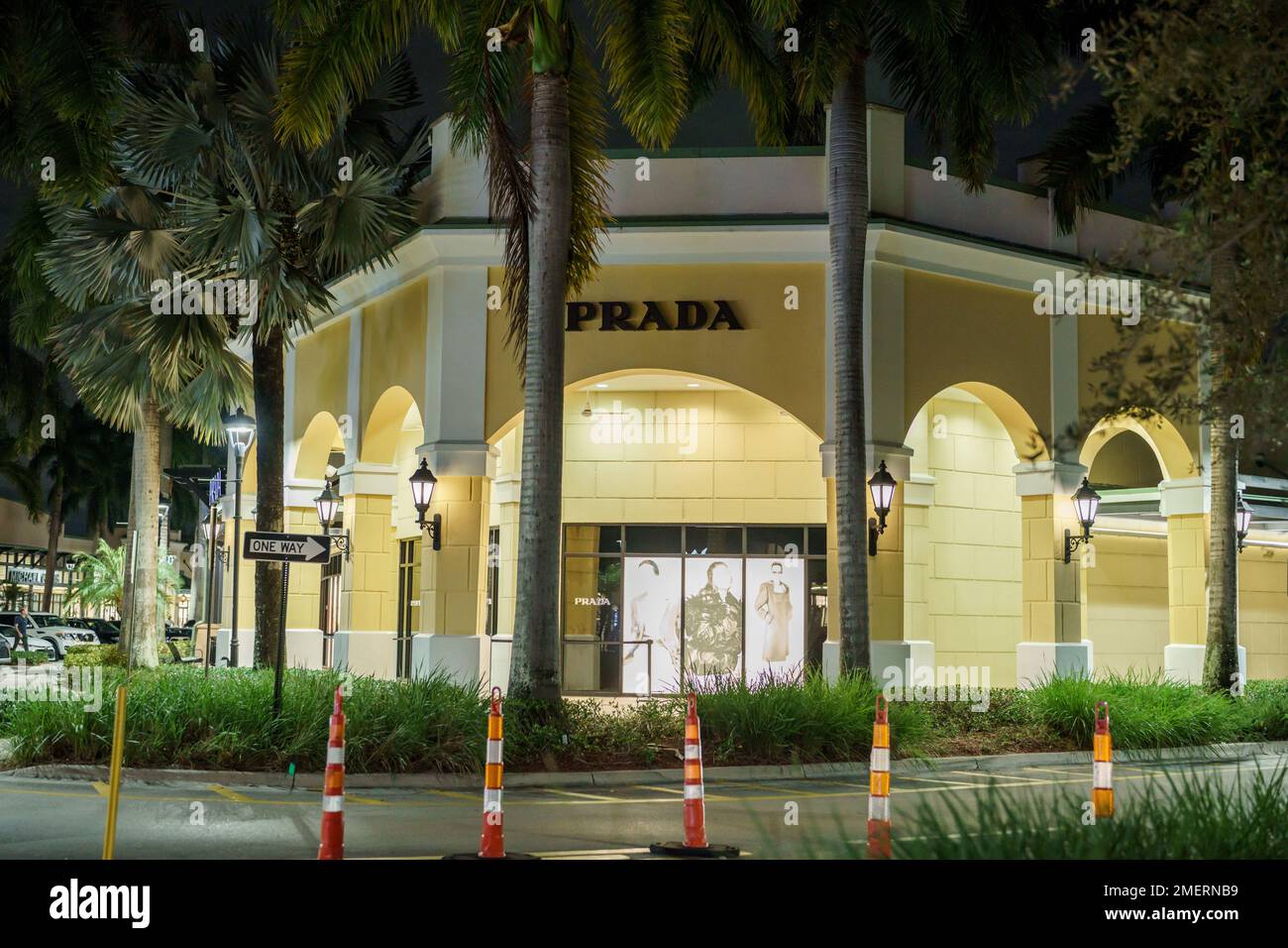 Sunrise, FL, USA - January 23, 2023: Prada at Sawgrass Mills Mall Stock Photo