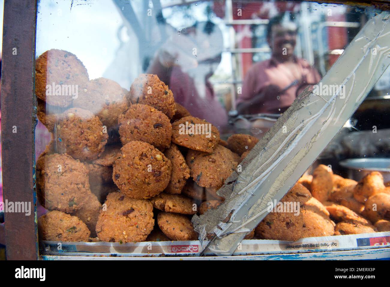 Central Province, Kandy, Sri Lanka, Street food Stock Photo