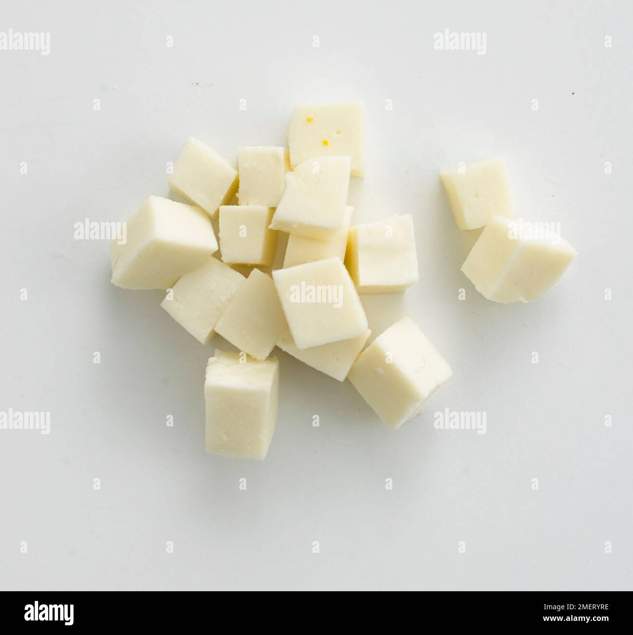 Cubes of cheese Stock Photo Alamy