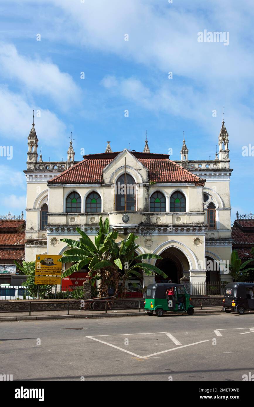 Sri Lanka, Western Province, Colombo, Pettah, old town hall Stock Photo
