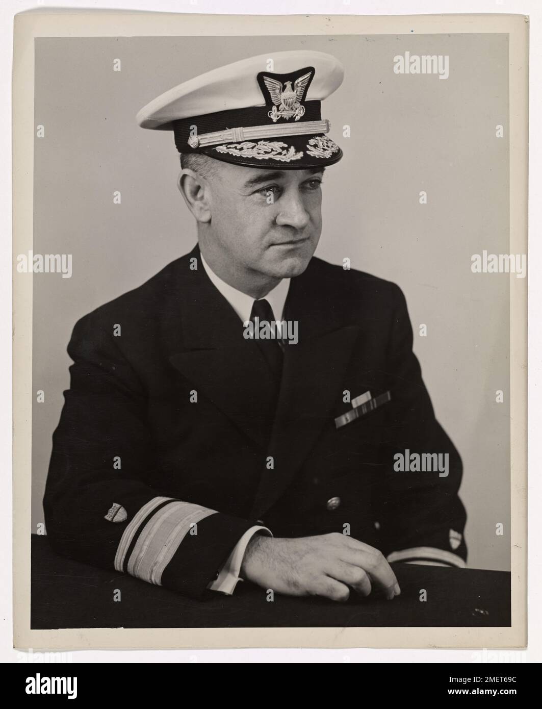 Rear Admiral Frank J. Gorman, USCG, ret. Taken 1947. Stock Photo