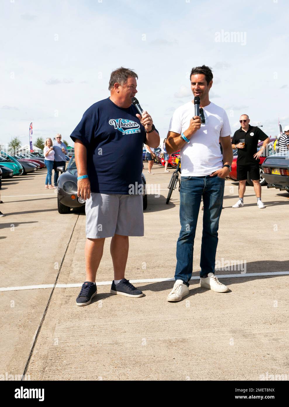 Wheeler Dealers, Mike Brewer and Elvis at the TVR car club at a "popup