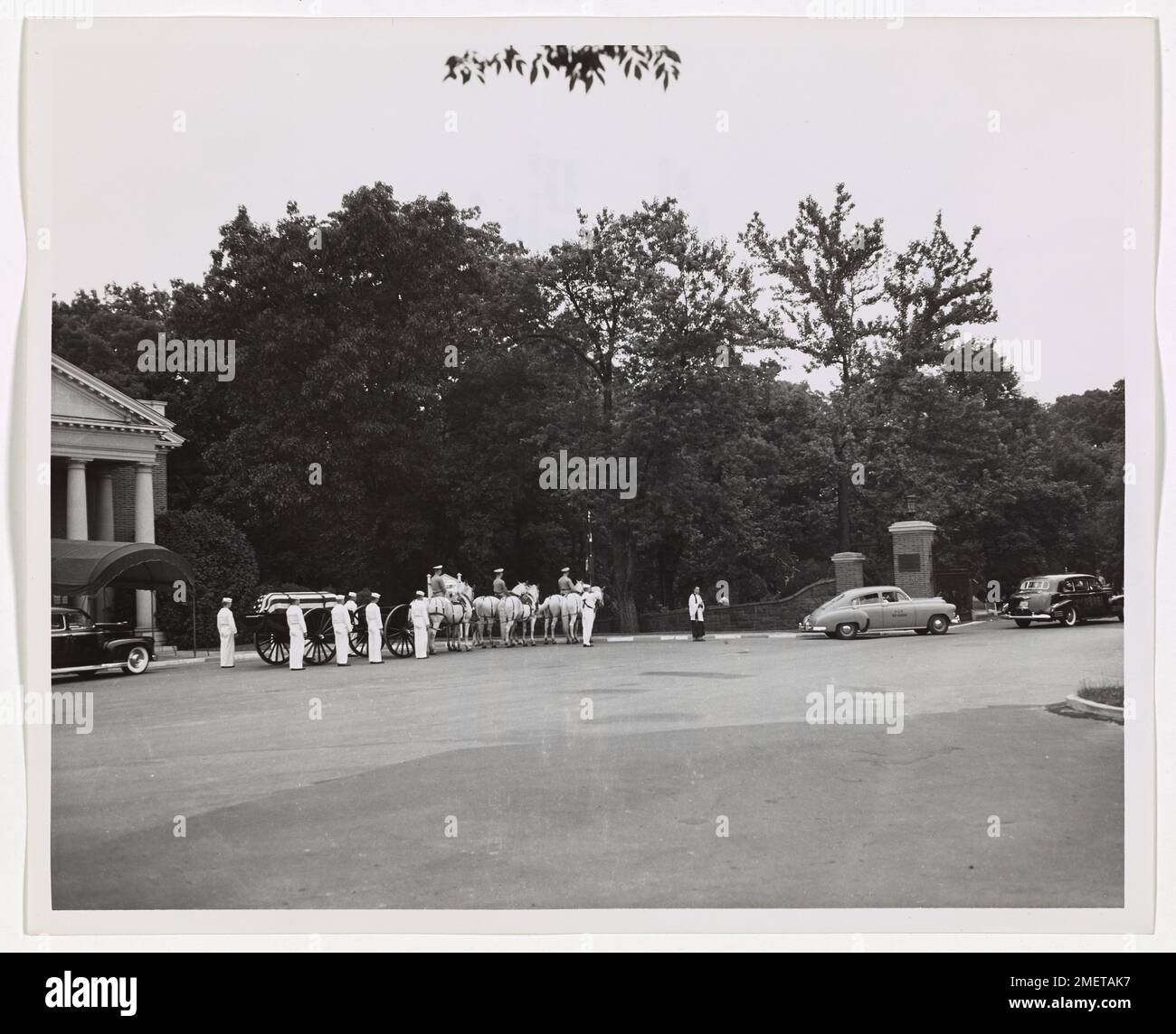 Funeral services with full military honors at Fort Myer, Virginia, for
