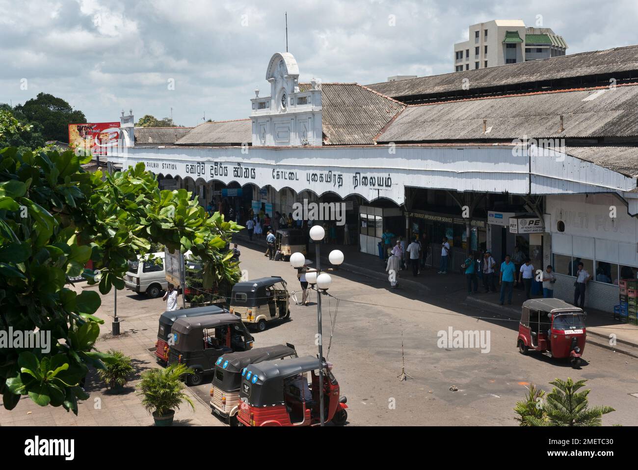 Colombo, Fort Main Train Station, Pettah, Sri Lanka, Western Province Stock Photo