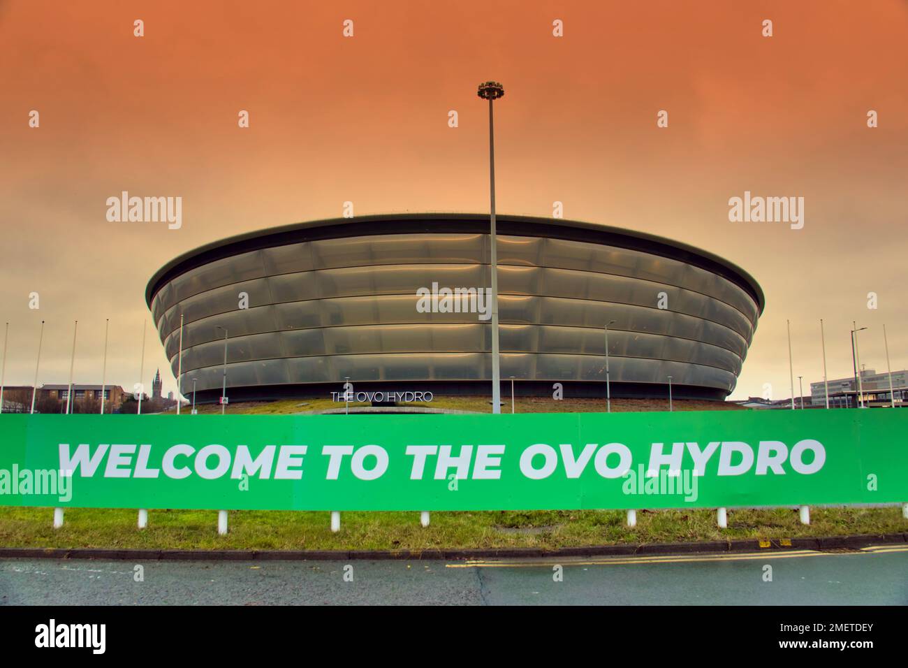 OVO Hydro Arena Exhibition Way, Stobcross Rd, Glasgow G3 8YW Stock Photo