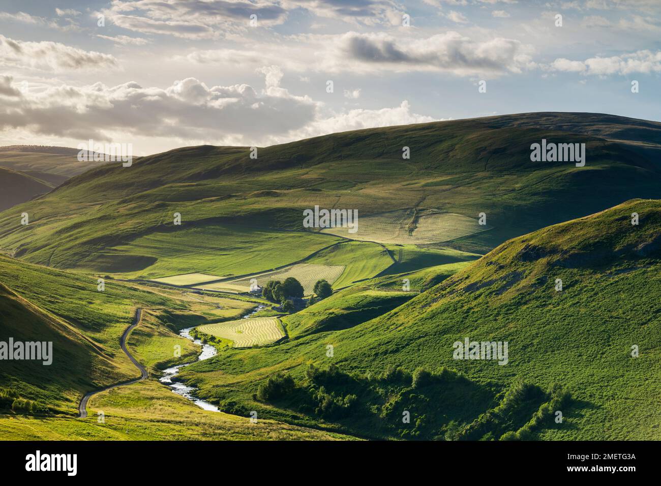 Green Side and Pass Peth, Northumberland National Park, England Stock Photo