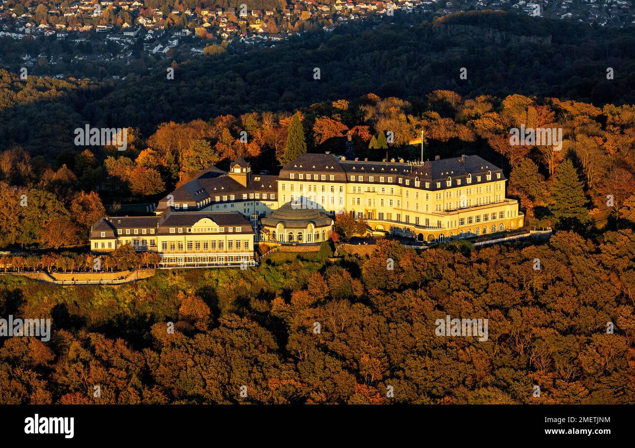 Hotel Petersberg, formerly Guest House of the Federal Government, Siebengebirge, Koenigswinter, Rhineland, North Rhine-Westphalia, Germany Stock Photo