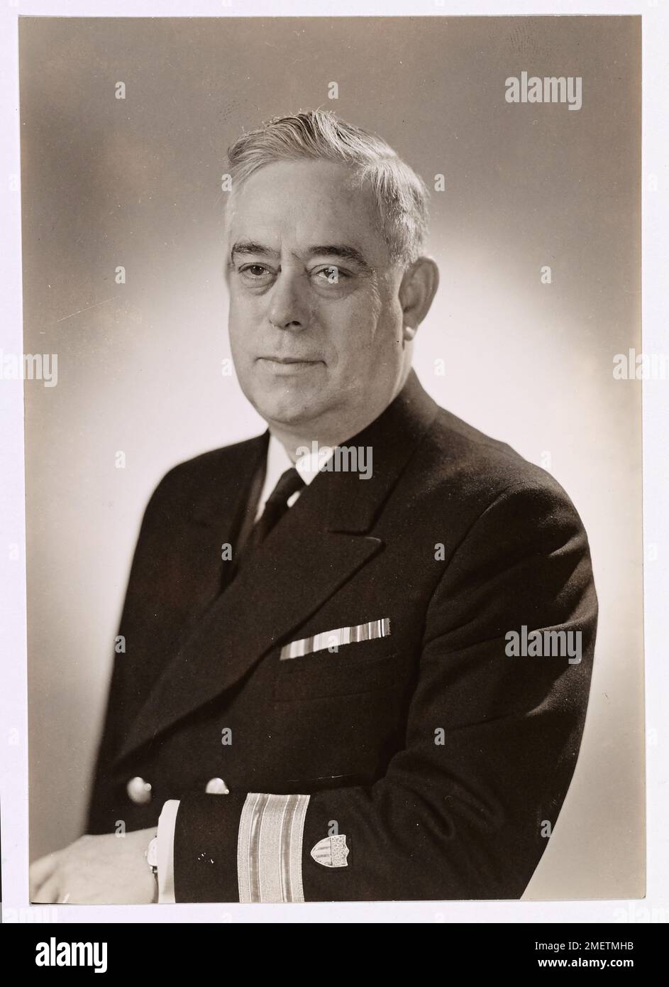 Portrait of Norman B. Hall, Uncovered. Stock Photo