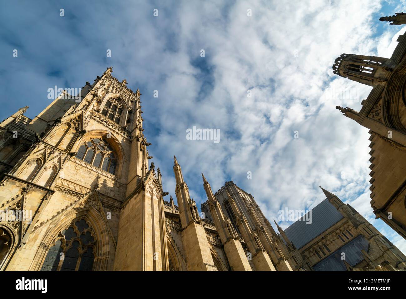 York Minster or the Cathedral and Metropolitical Church of Saint Peter in York, York, Yorkshire, England Stock Photo