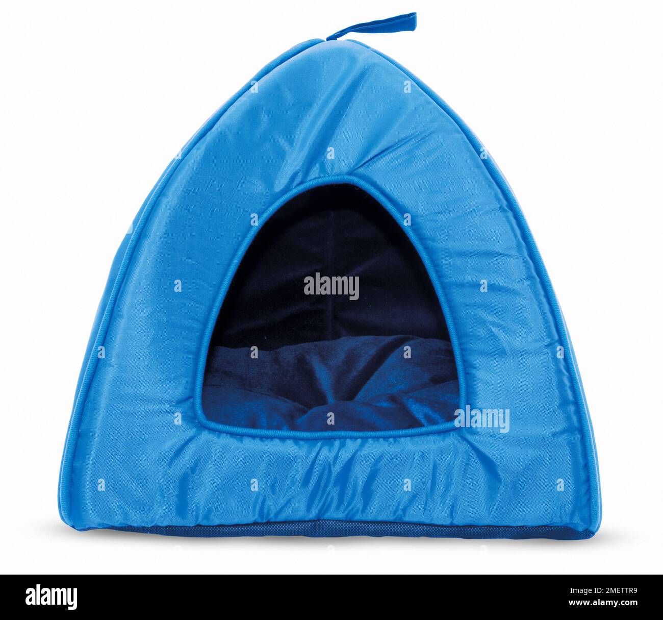 Tentstyle cat bed Stock Photo Alamy