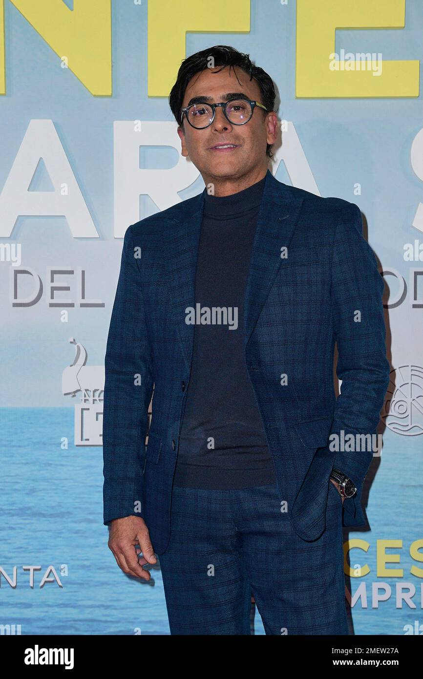 Mexico City, Mexico. 23rd Jan, 2023. Adal Ramones attends Infelices para Siempre film Premiere at Cinepolis Oasis Coyoacan. on January 23, 2023 in Mexico City, Mexico. (Credit Image: © Jaime Nogales/eyepix via ZUMA Press Wire) EDITORIAL USAGE ONLY! Not for Commercial USAGE! Stock Photo