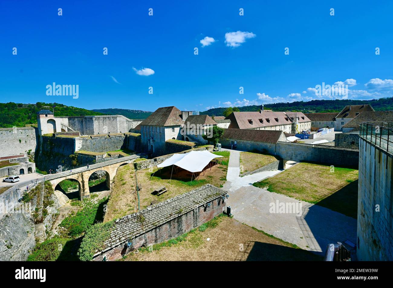 Besancon, Blick auf die Zisterne von Besancon, Frankreich Stock Photo