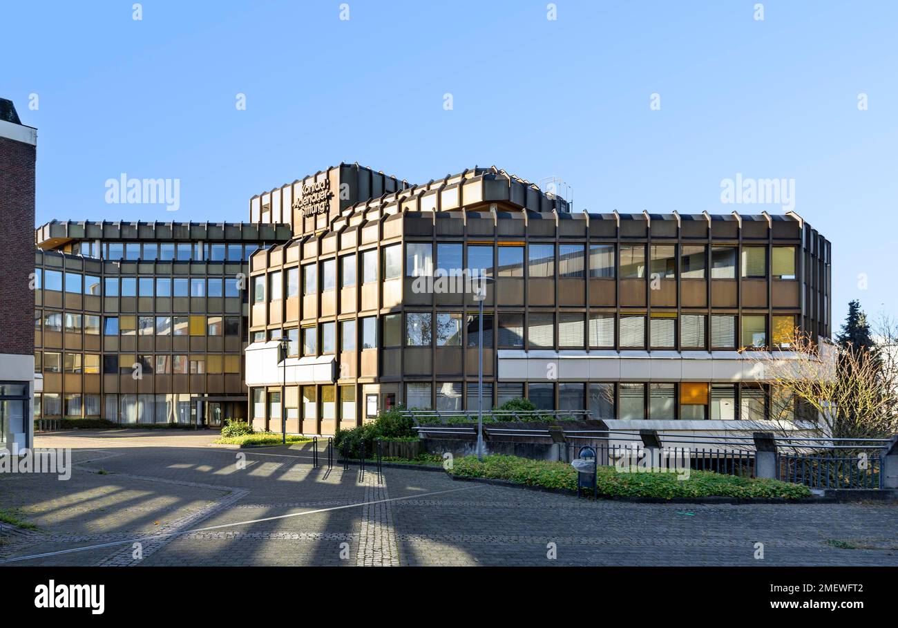 Konrad-Adenauer-Stiftung, KAS, Sankt Augustin, Rhineland, North Rhine-Westphalia, Germany Stock Photo