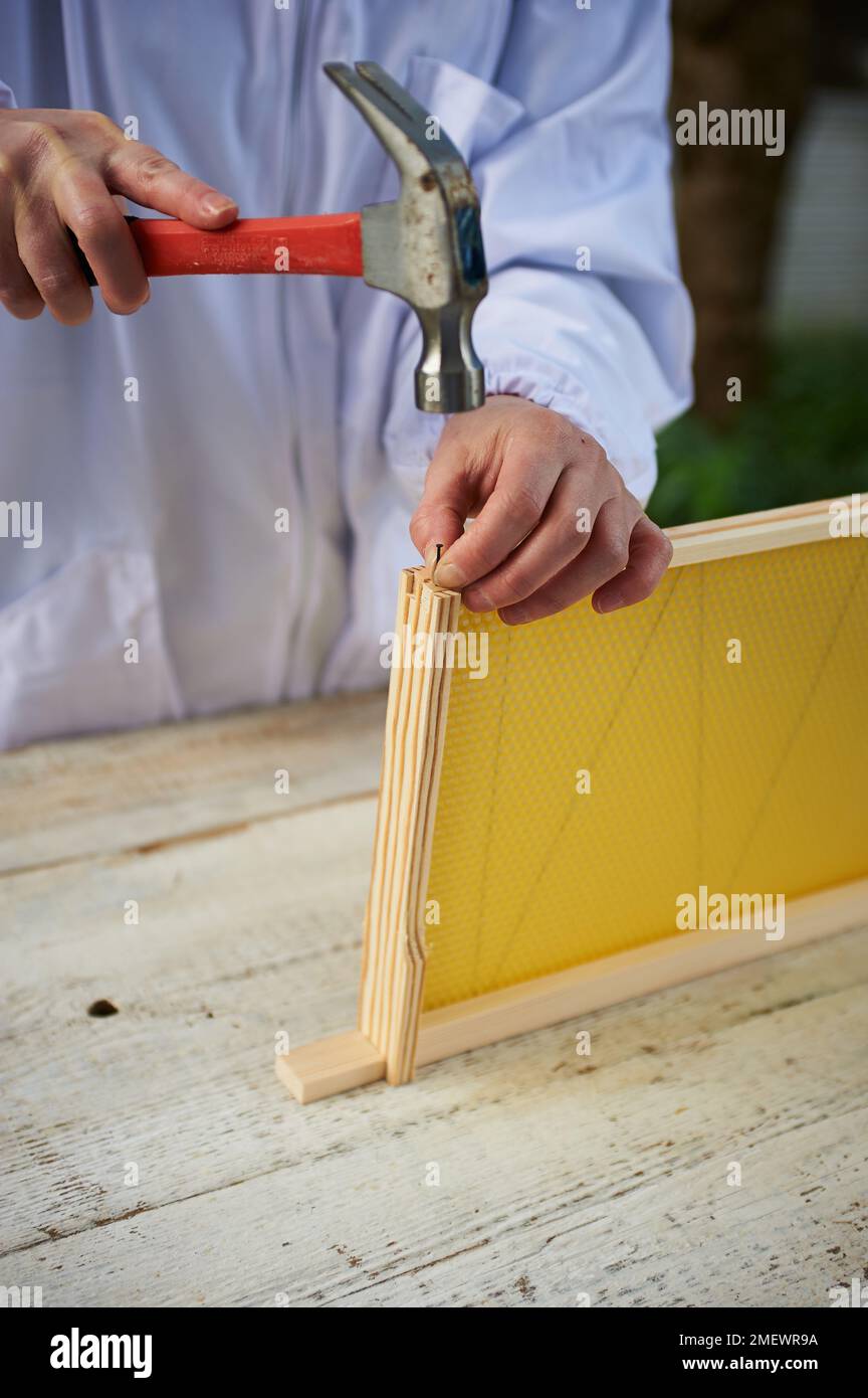 Making a frame Stock Photo Alamy