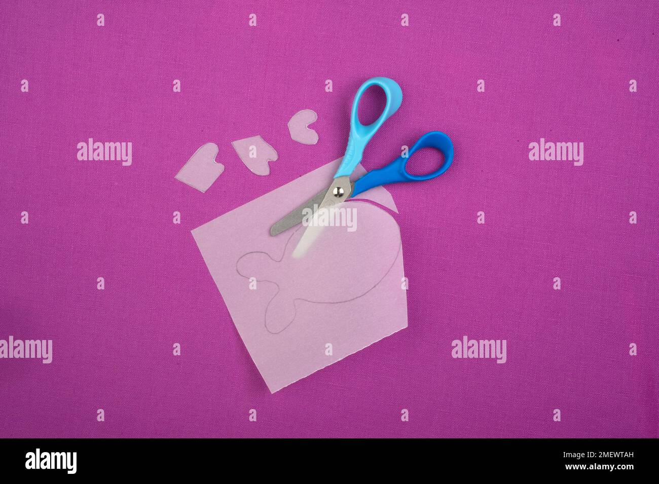 Cutting out template Stock Photo Alamy