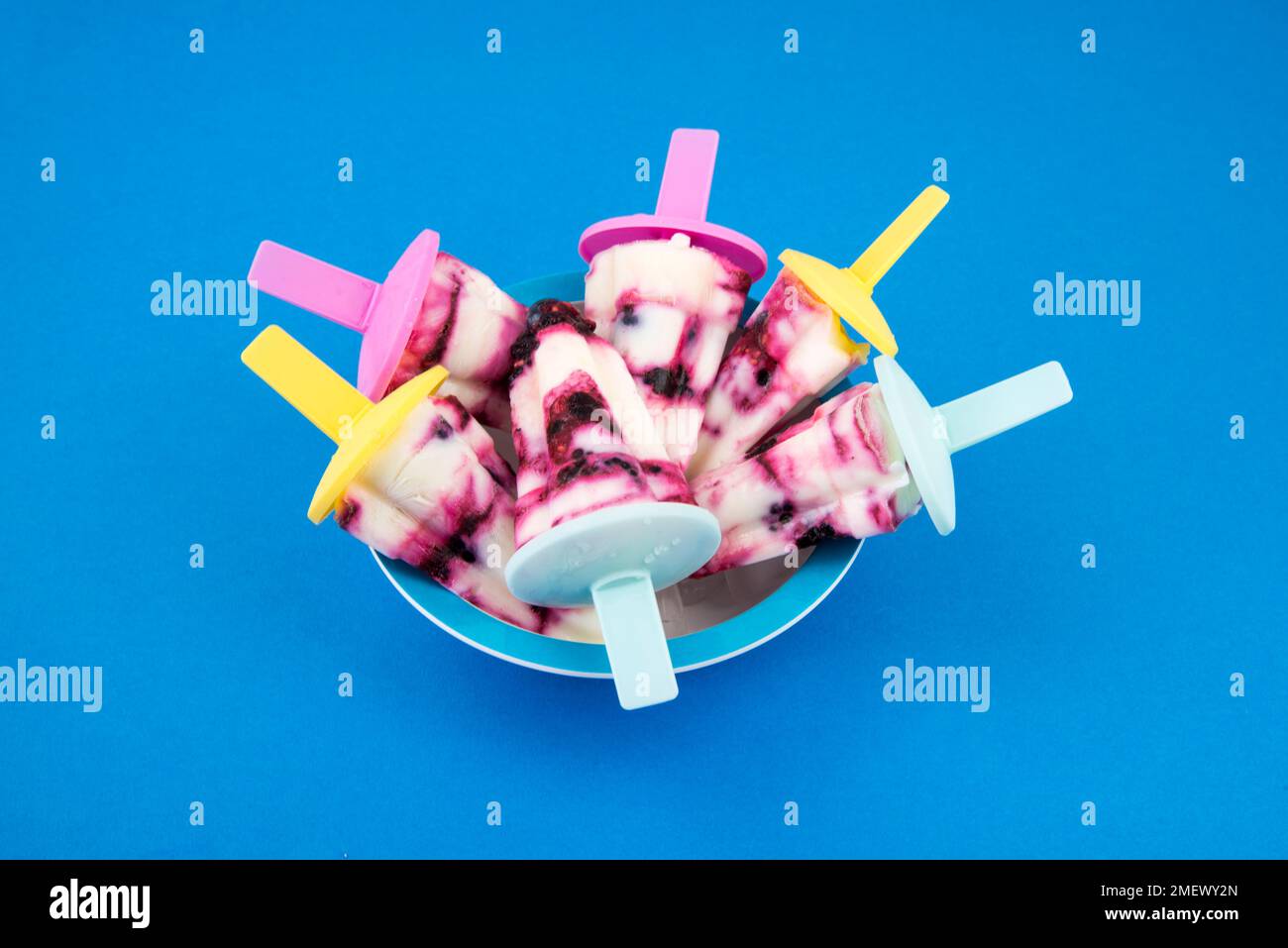 Mixed Berry lollies hero Stock Photo Alamy
