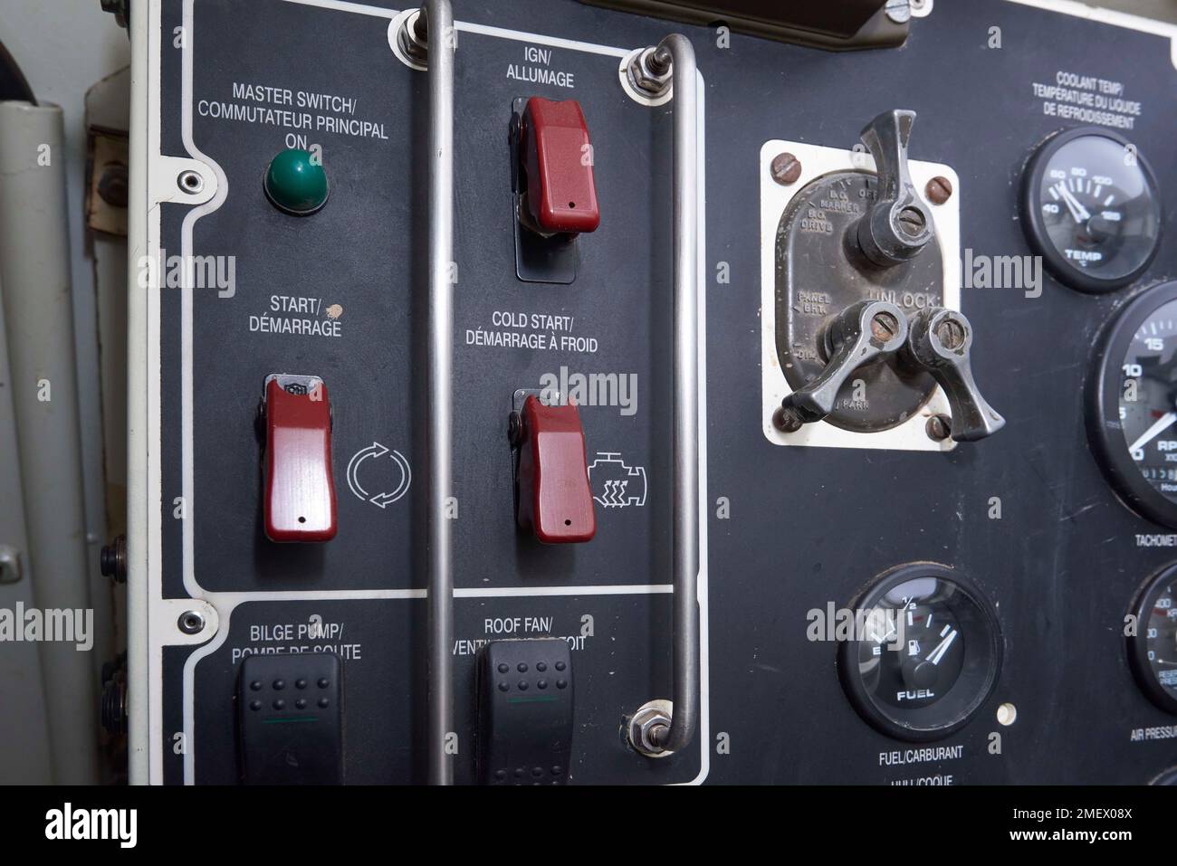 Military instrument panel hi-res stock photography and images - Alamy