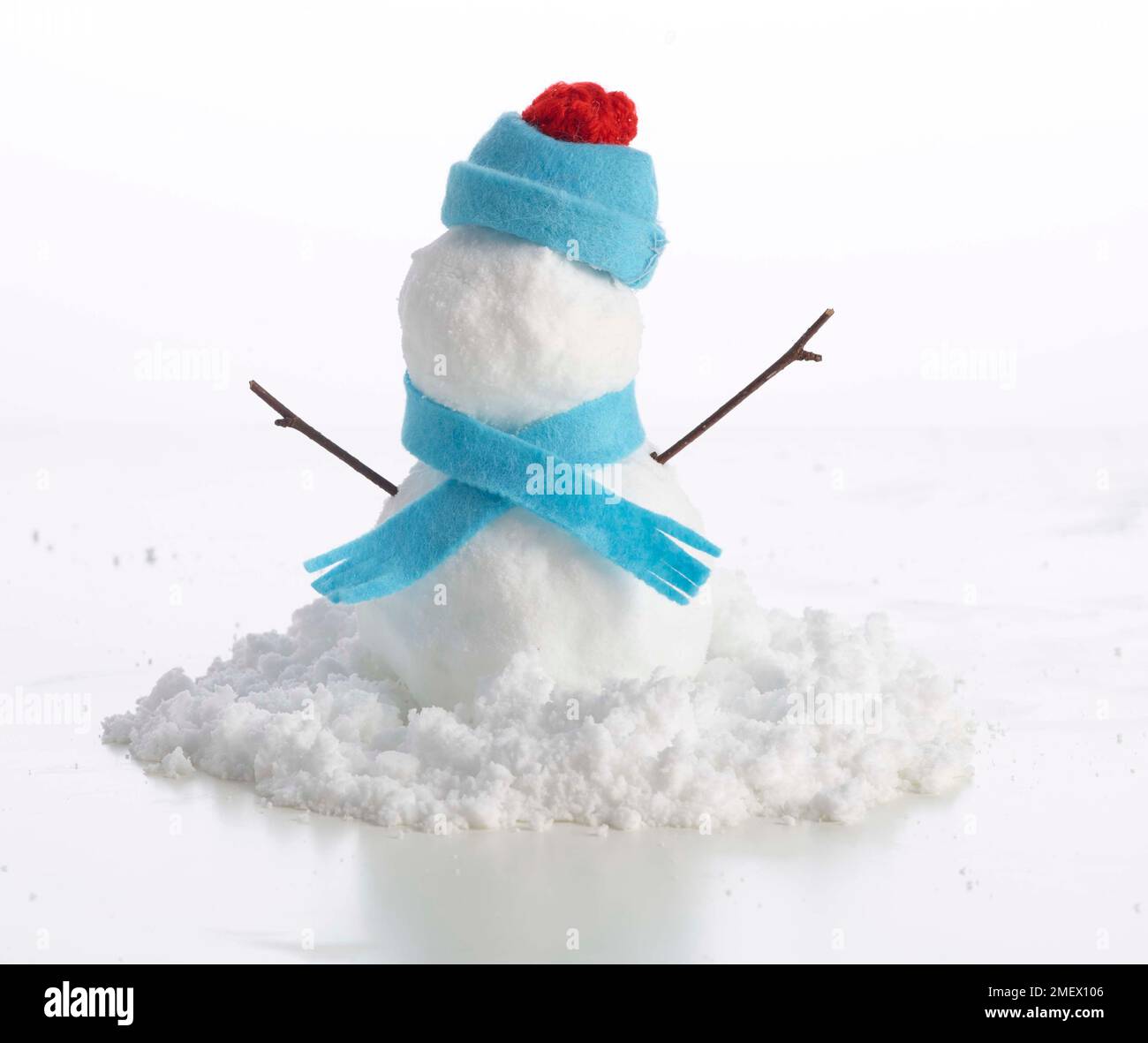 DIY snowman Stock Photo