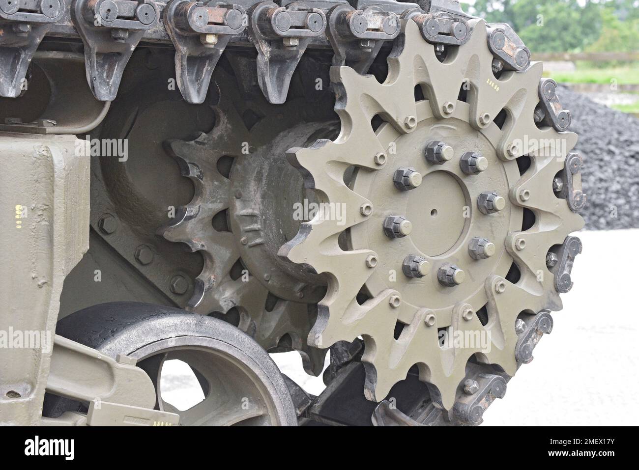M4 Sherman, Drive sprocket Stock Photo Alamy