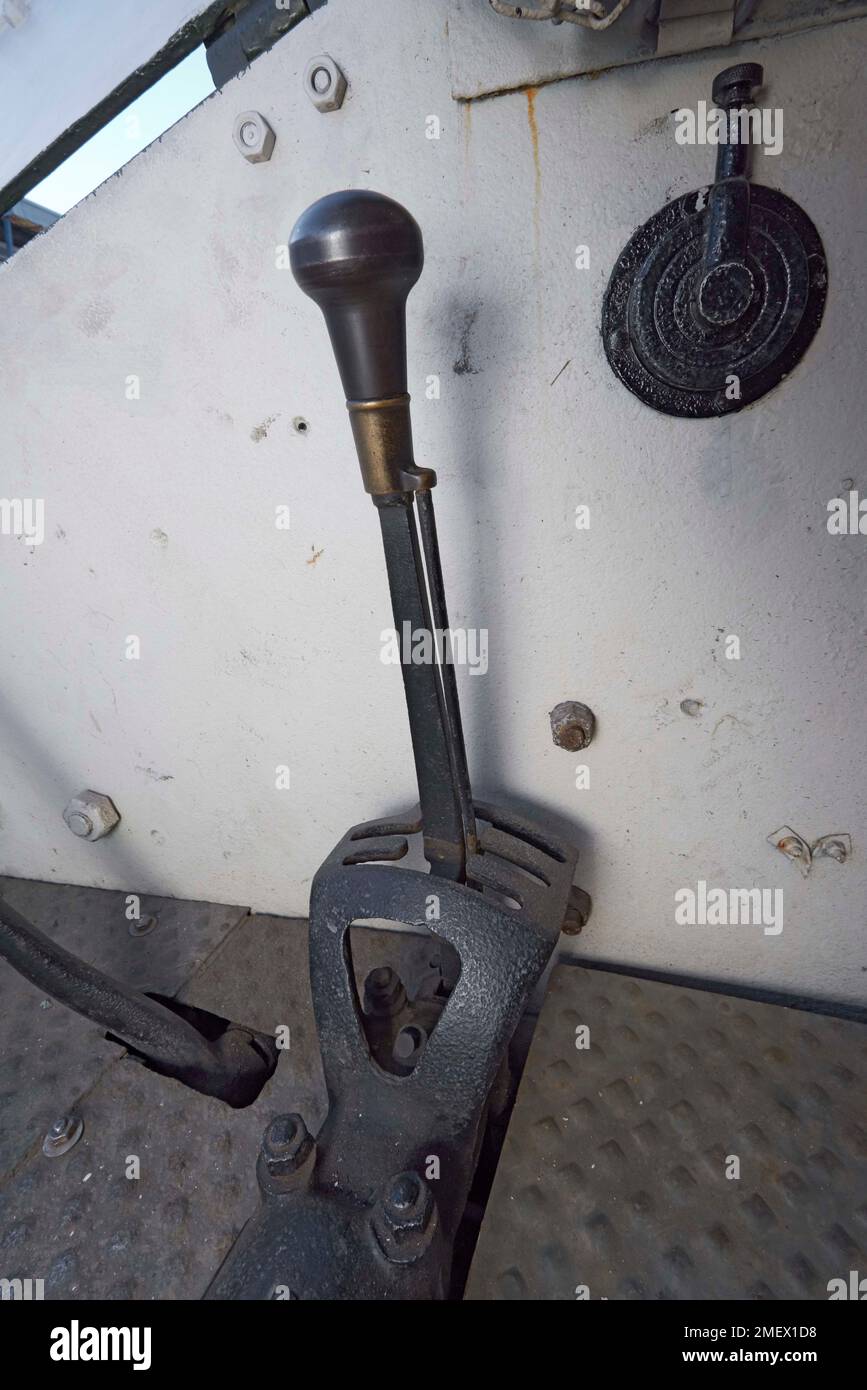 Renault FT-17, Gear lever Stock Photo
