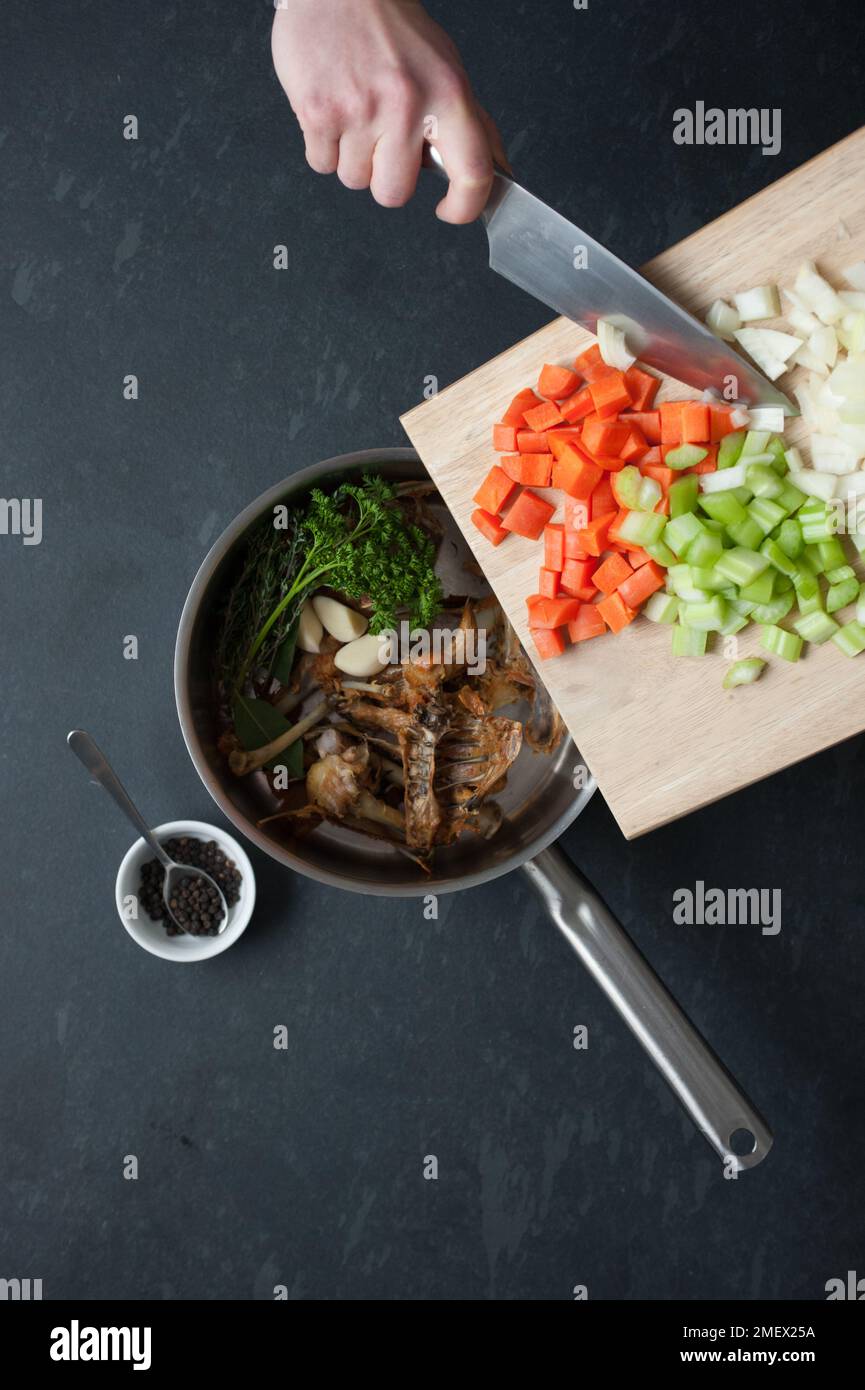 finely chopped vegetables Stock Photo - Alamy