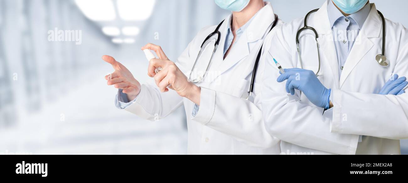 Team unrecognizable female doctors hi-res stock photography and images ...