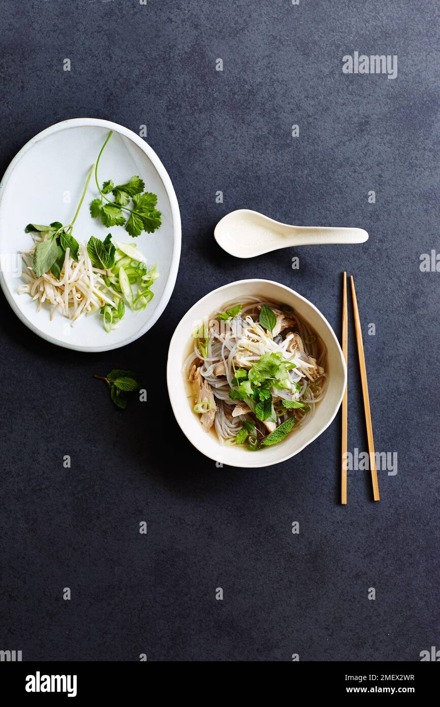 Crystal chicken pho sweet potato vermicelli 1 Stock Photo Alamy