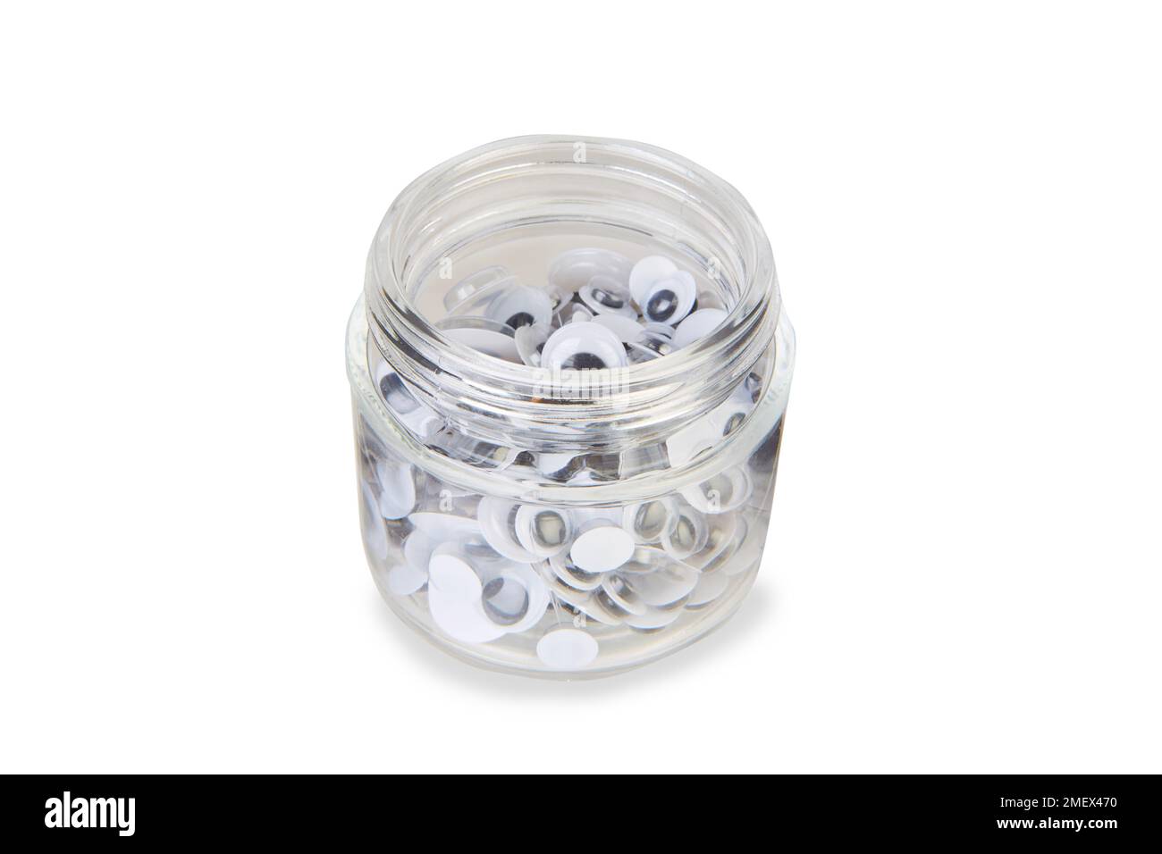 jar of googly eyes Stock Photo Alamy