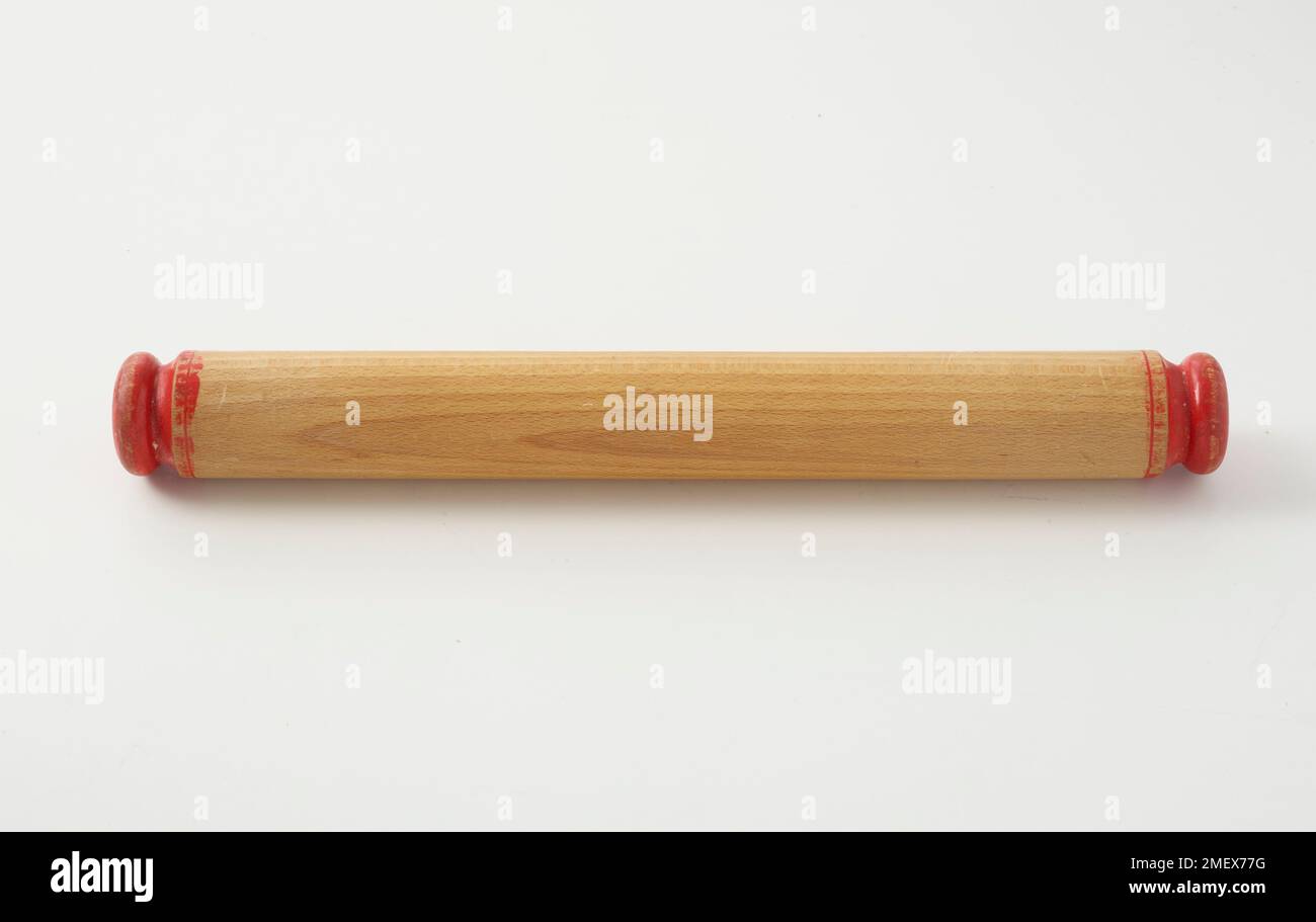Wooden rolling pin Stock Photo Alamy