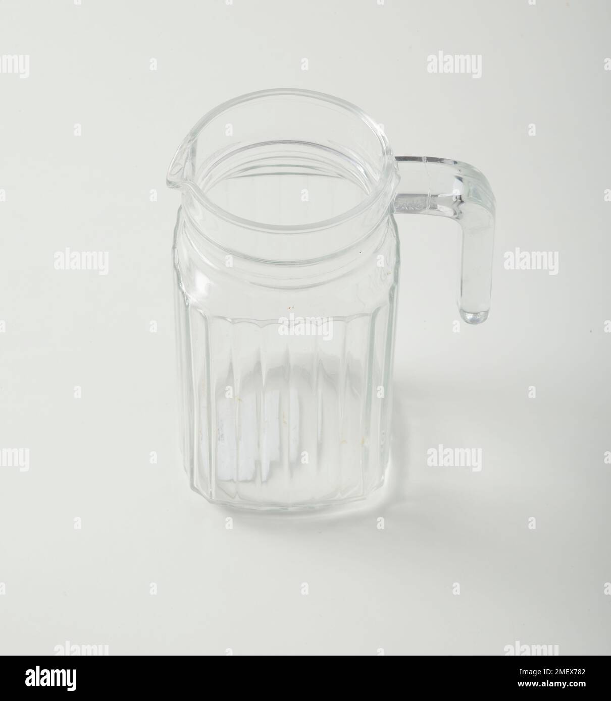 Small glass pitcher stock photo alamy