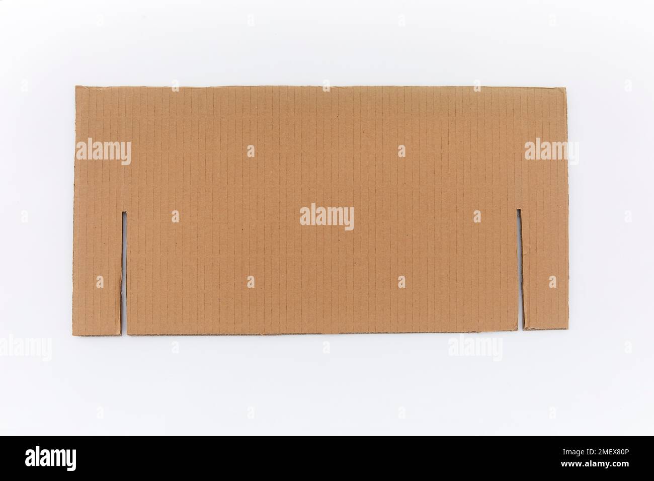 Recycling cardboard boxes Cardboard castle Floor piece Stock Photo