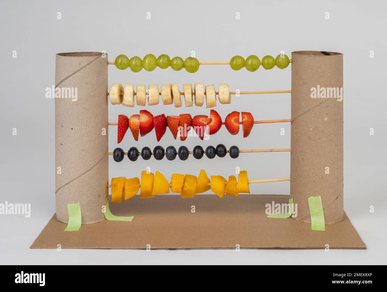 Fruit abacus Stock Photo