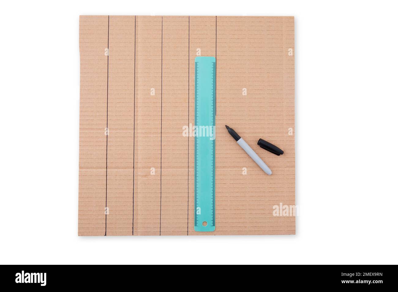 Pinata craft project Step 2 Cut strips of cardboard for side strips