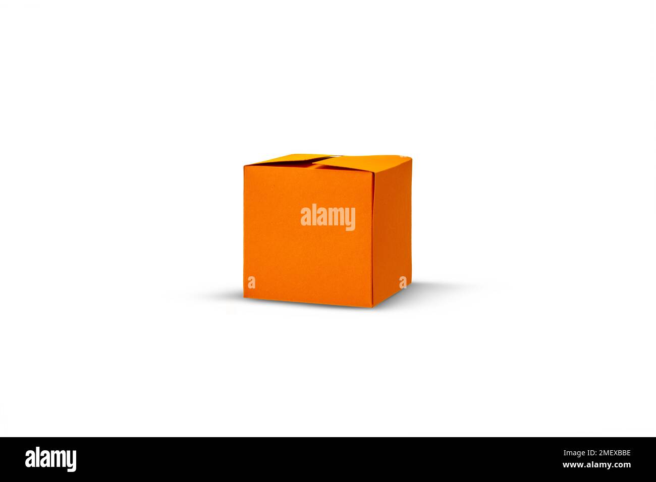 Box made of coloured card stock photo alamy