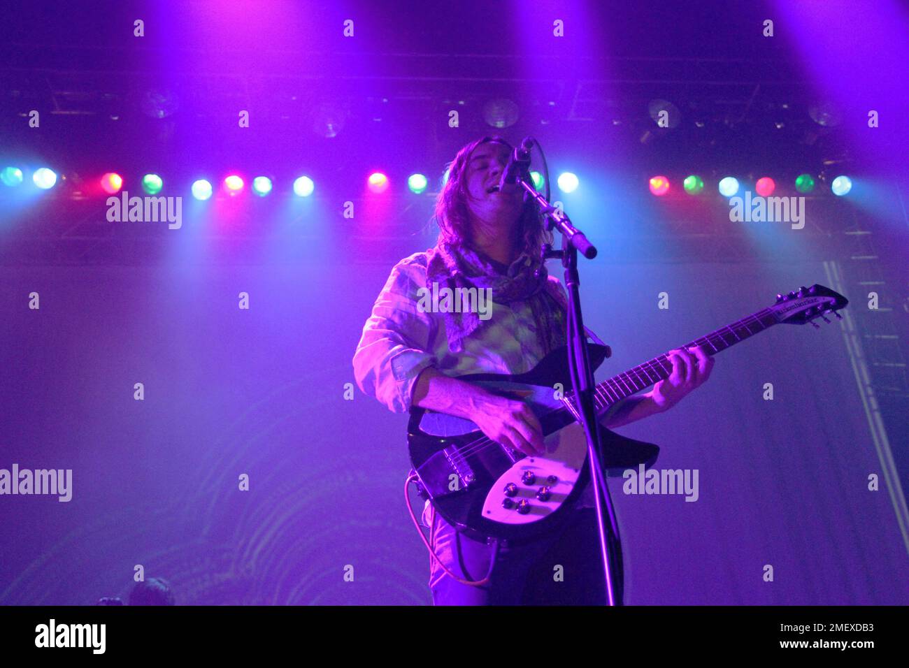 Tame Impala - Kevin Parker in concert at Terminal 5 in New York Stock Photo